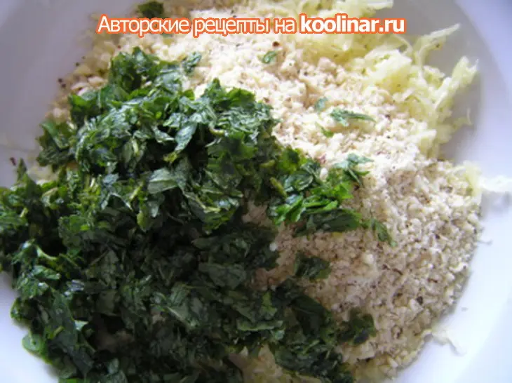 Кабачки под орехово-мятным соусом: шаг 5