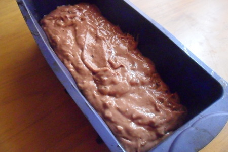 Шоколадный кекс на сметане с цукатами для оленьки: шаг 5