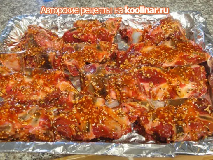 Мясо с косточкой и соусом с виски: шаг 5