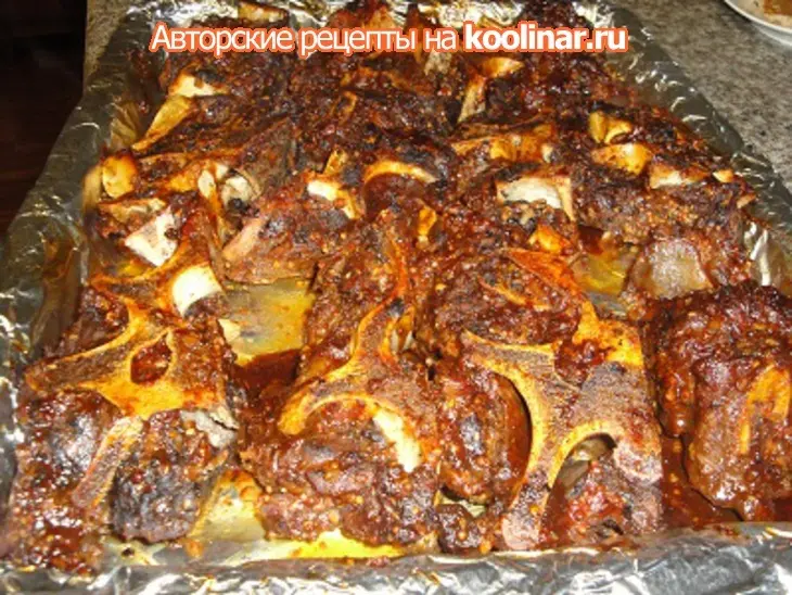 Мясо с косточкой и соусом с виски: шаг 7