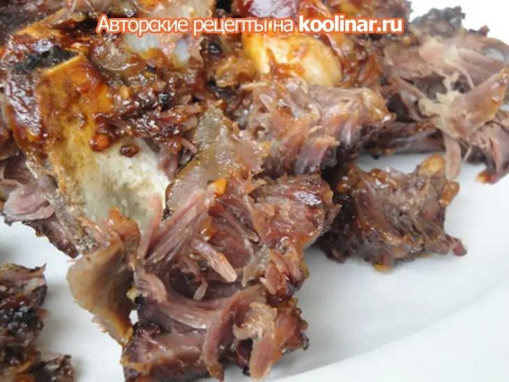 Мясо с косточкой и соусом с виски: шаг 8