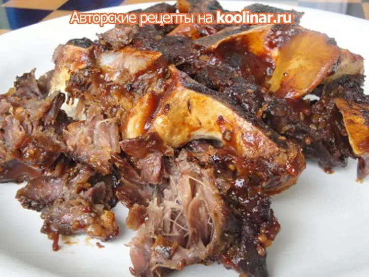 Мясо с косточкой и соусом с виски: шаг 9