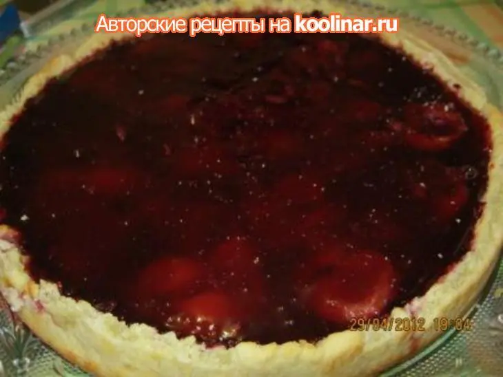 Ягодный пирог  из творожного теста (дуэль): шаг 7