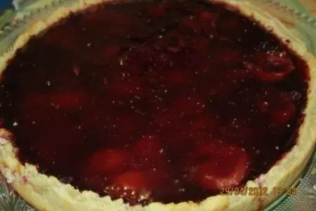 Ягодный пирог  из творожного теста (дуэль): шаг 7