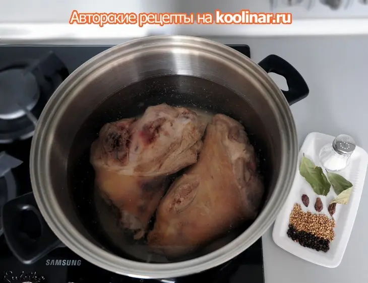 Дуэт. террин из свиной рульки с пиккалилли.: шаг 2