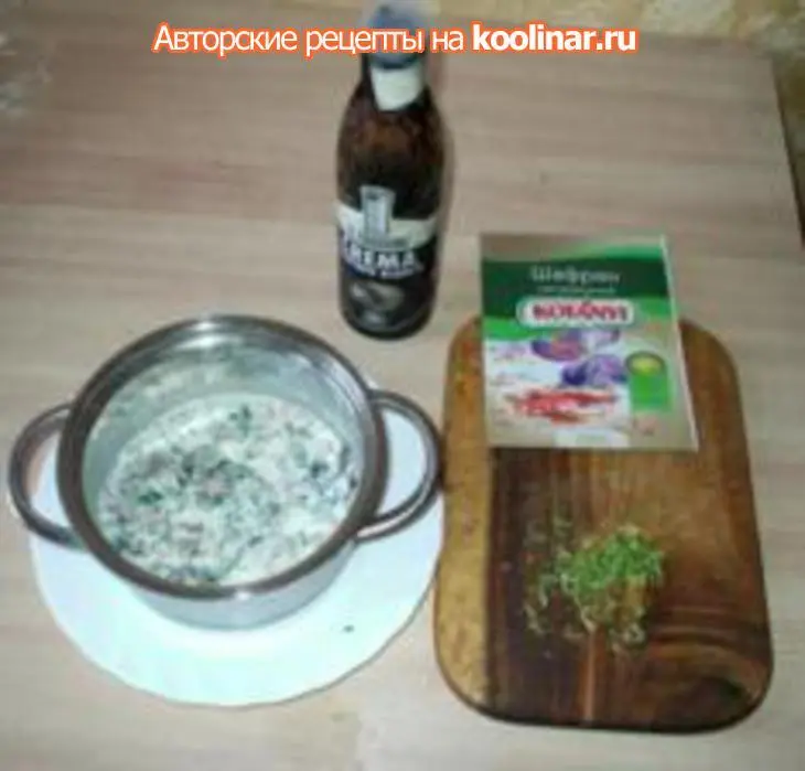 Свиная шея с соусом из весенних грибов с шафраном: шаг 6