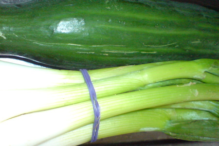 Зелёный салат из булгура: шаг 1