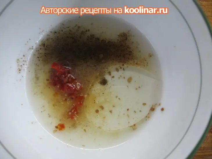 Севиче с тунцом по восточному: шаг 2