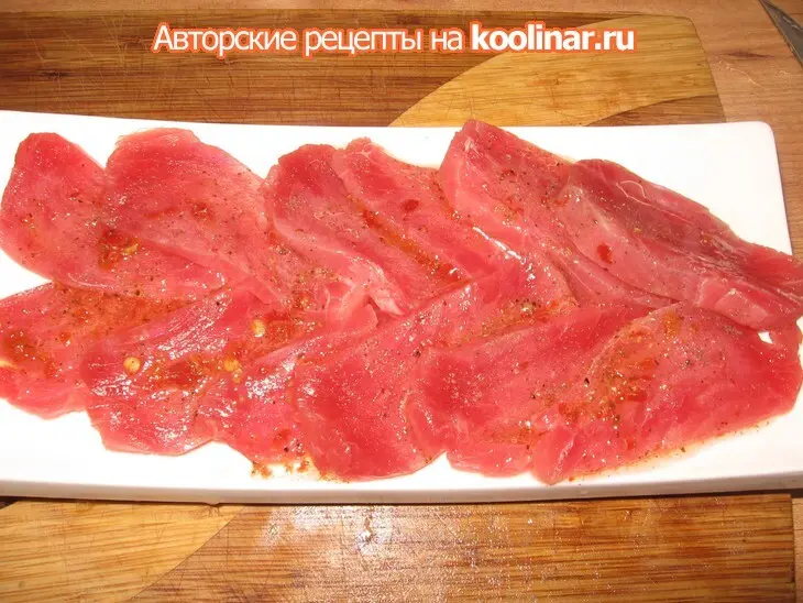 Севиче с тунцом по восточному: шаг 3