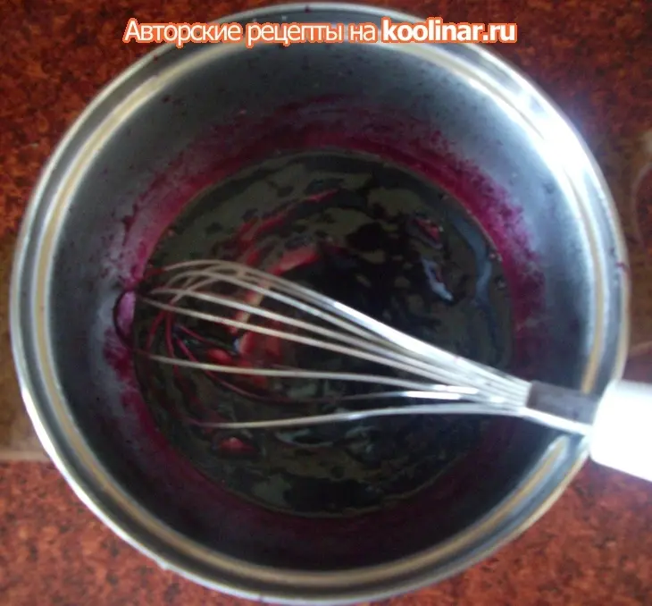 Черная смородина с кокосовым кремом: шаг 9