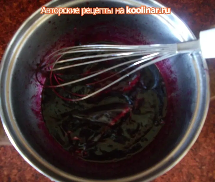 Черная смородина с кокосовым кремом: шаг 10