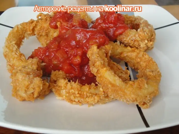 Кальмары жареные с перцем и чесноком: шаг 9
