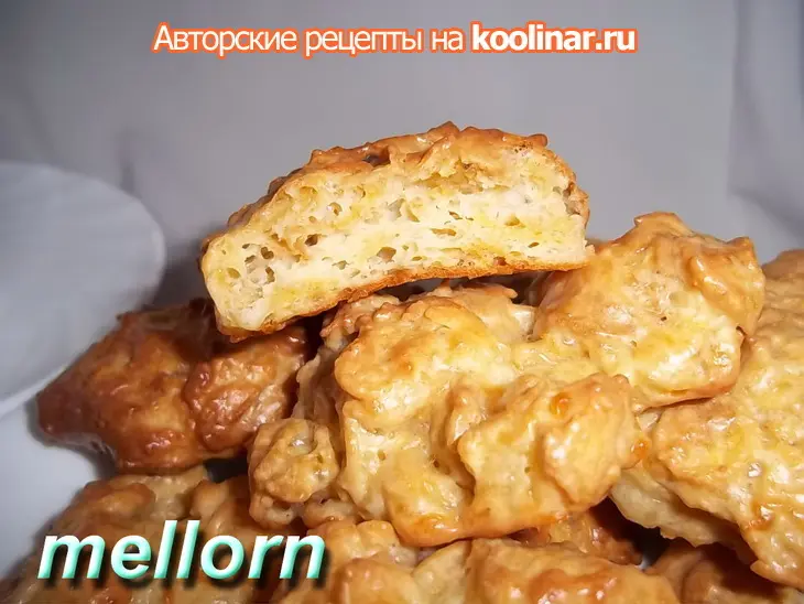 Сырные оладушки с хлопьями: шаг 6