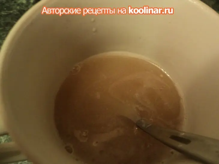Десерт аваюки-кан (белоснежно-пенное желе): шаг 2