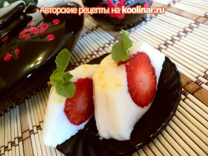 Десерт аваюки-кан (белоснежно-пенное желе): шаг 7