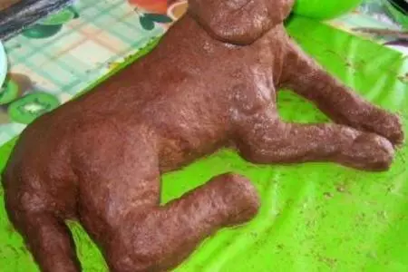 Торт "леопард" подарок для любимой дочери на годик + дуэль "мастичный 3д торт": шаг 8