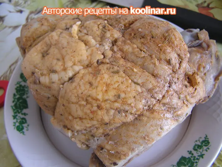 Буженина шпигованая на пару.: шаг 5