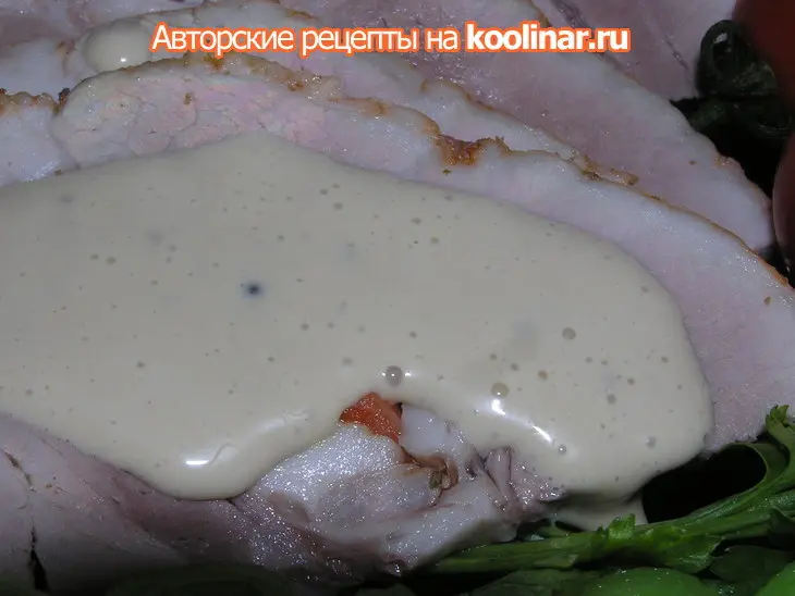 Буженина шпигованая на пару.: шаг 8