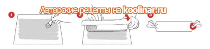 Картофельные роллы с семгой: шаг 1