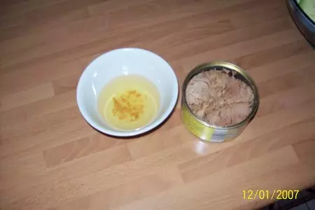 Салат с авокадо и тунцом.: шаг 4