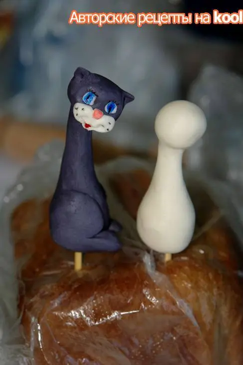 Торт "любимой кошечке" + фото торта "лесовик": шаг 2