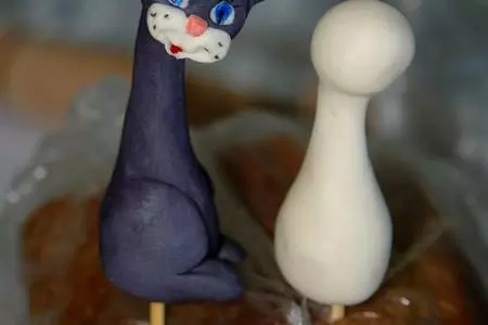 Торт "любимой кошечке" + фото торта "лесовик": шаг 2