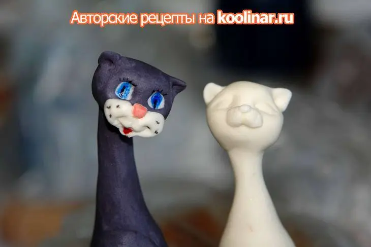Торт "любимой кошечке" + фото торта "лесовик": шаг 4