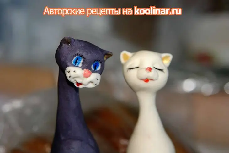 Торт "любимой кошечке" + фото торта "лесовик": шаг 5