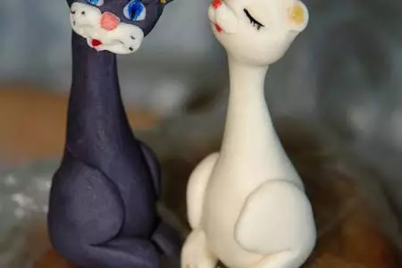 Торт "любимой кошечке" + фото торта "лесовик": шаг 6