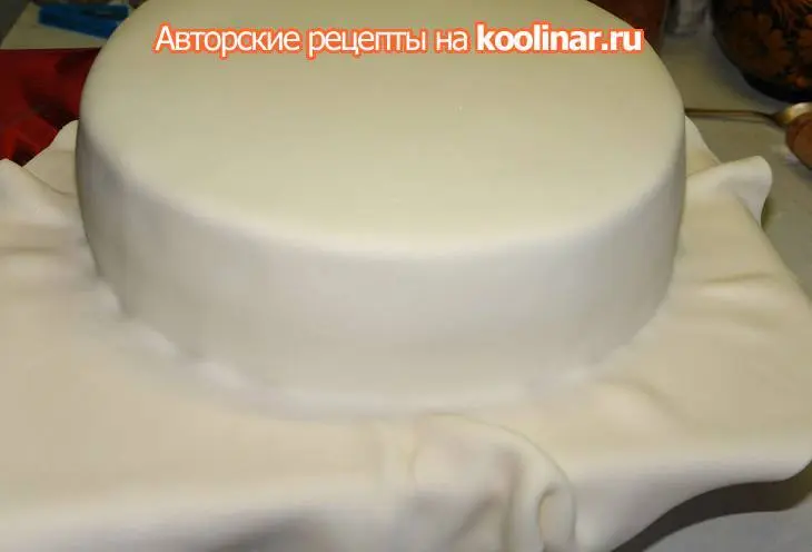 Торт "любимой кошечке" + фото торта "лесовик": шаг 9