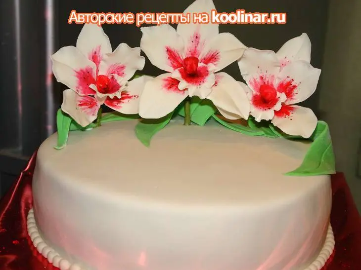 Торт "любимой кошечке" + фото торта "лесовик": шаг 11