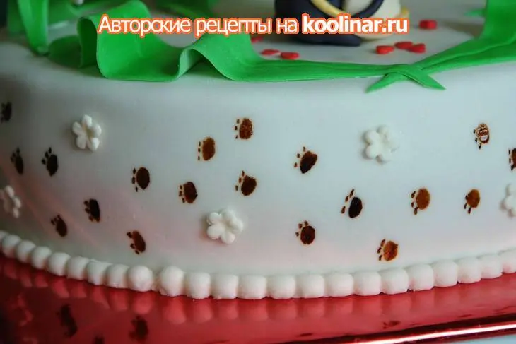Торт "любимой кошечке" + фото торта "лесовик": шаг 13