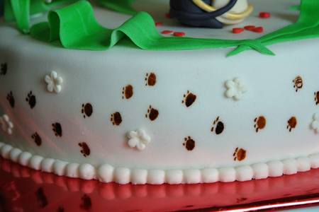 Торт "любимой кошечке" + фото торта "лесовик": шаг 13