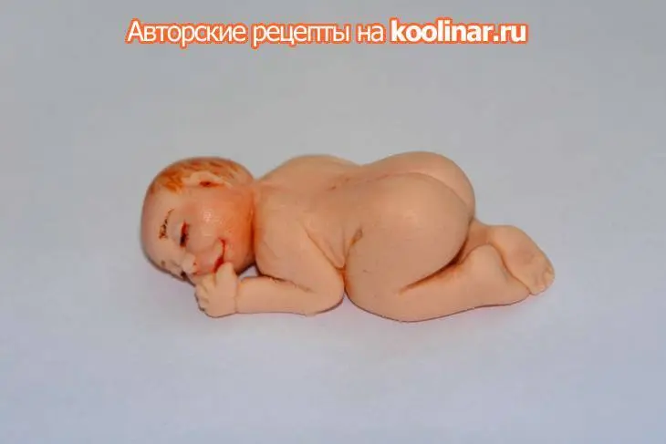 Торт "таинство крещения": шаг 2