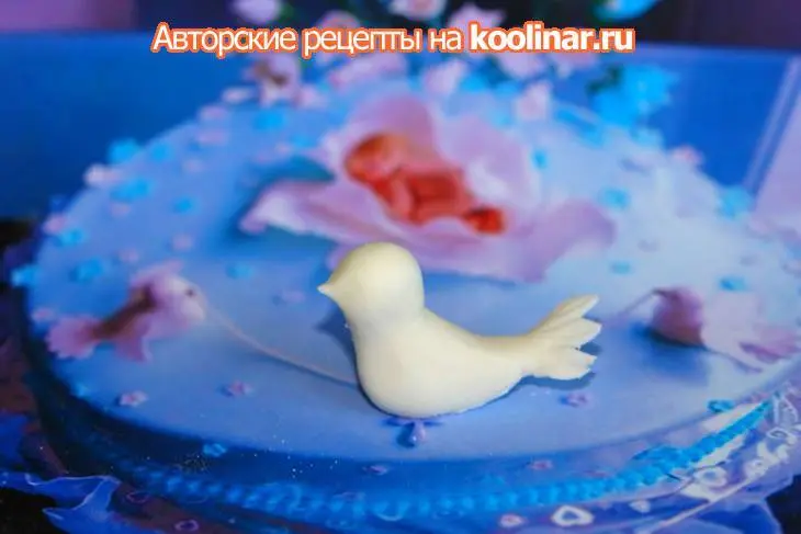 Торт "таинство крещения": шаг 7