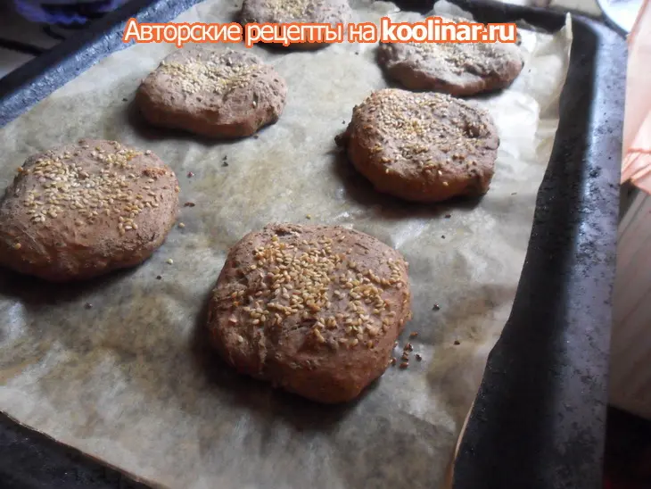 Лепёшки с льняной мукой: шаг 4