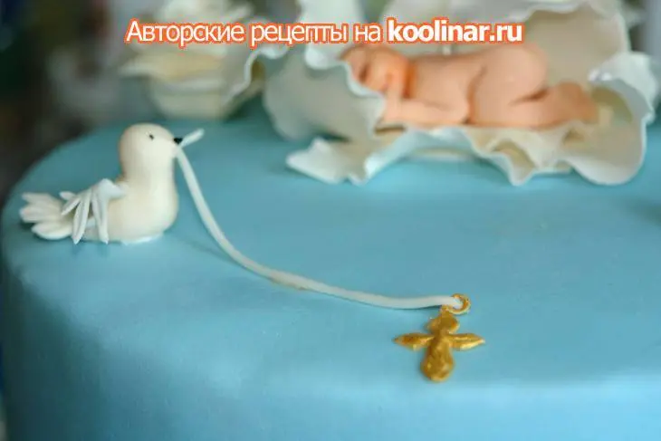 Торт "таинство крещения": шаг 20