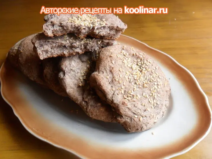 Лепёшки с льняной мукой: шаг 7