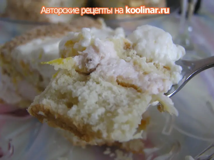 Торт «любовь к трем  апельсинам…и бананам с клубникой»… угощение к дню победы!!!: шаг 8