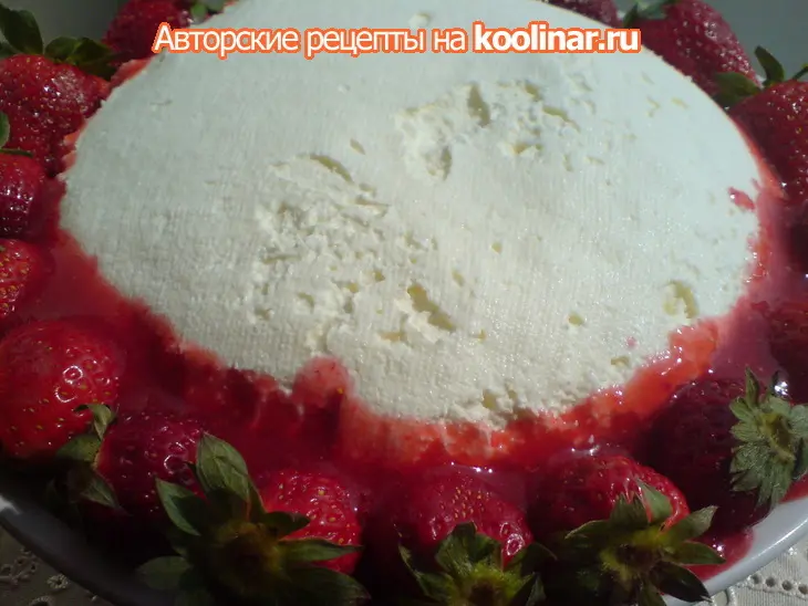 Десерт  из йогурта и клубники: шаг 7