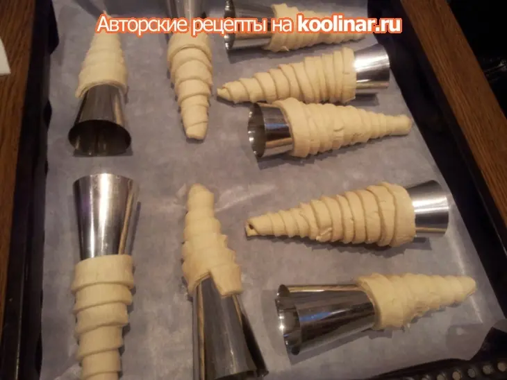 Слоёные трубочки с кремом: шаг 1