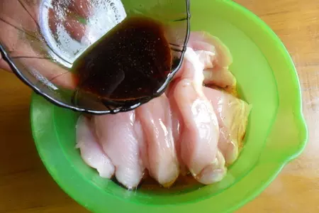 Куриные шашлычки "розочки": шаг 3