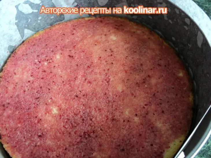 Торт «черносмородиновое наслаждение» (delice au cassis)  по рецепту от джеймса мартина.: шаг 10