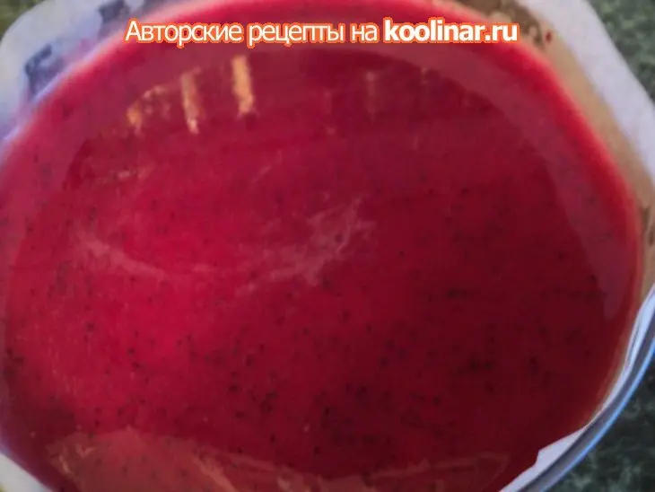 Торт «черносмородиновое наслаждение» (delice au cassis)  по рецепту от джеймса мартина.: шаг 13