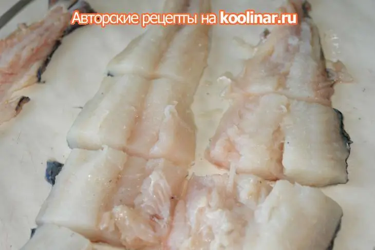 Пикша запечённая под хрустящей корочкой: шаг 1