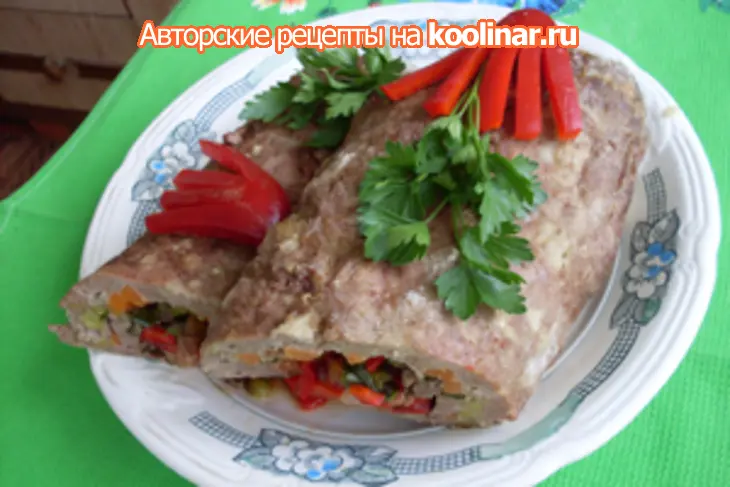 Рулет вкусный: шаг 8
