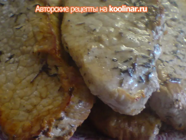 Свиные шницели в сырно-алкогольном "дурмане": шаг 2
