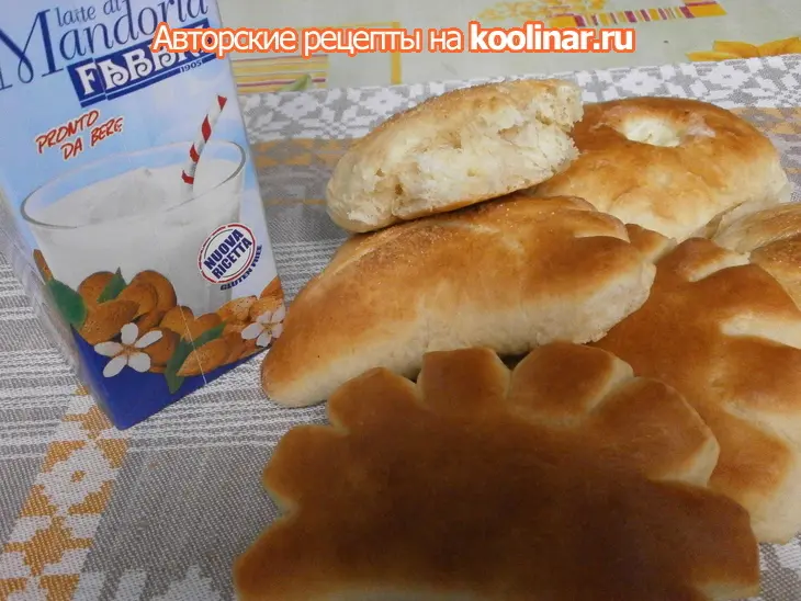 "нескучные "ароматные булочки на миндальном молоке: шаг 8