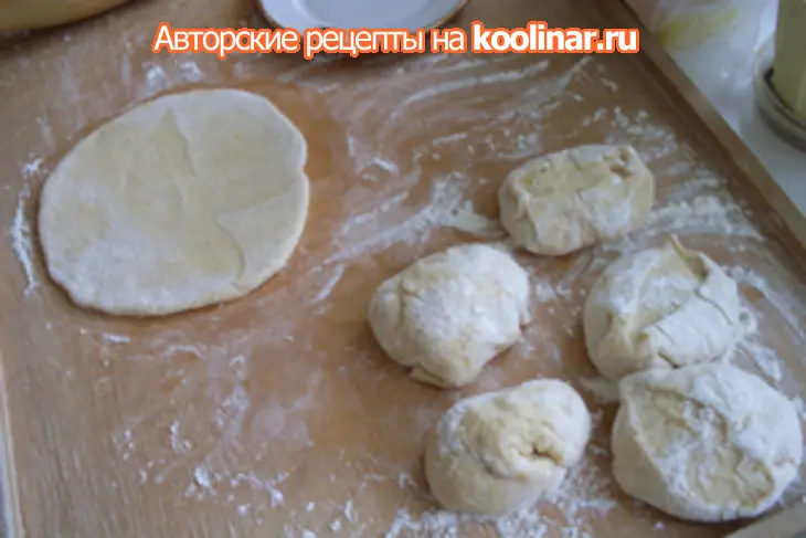 Пирог яблонька: шаг 1
