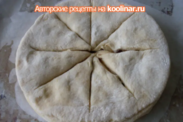 Пирог яблонька: шаг 3